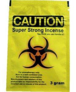 Buy caution gold herbal incense